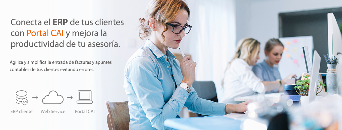 Integra el ERP de tus clientes con Portal CAI